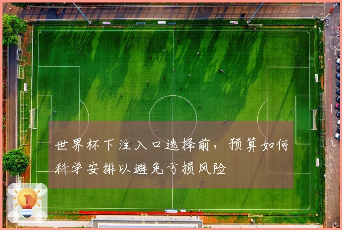 世界杯下注入口选择前，预算如何科学安排以避免亏损风险