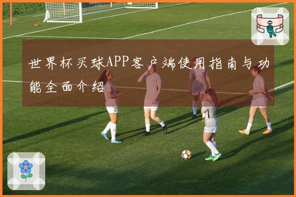 世界杯买球APP客户端使用指南与功能全面介绍